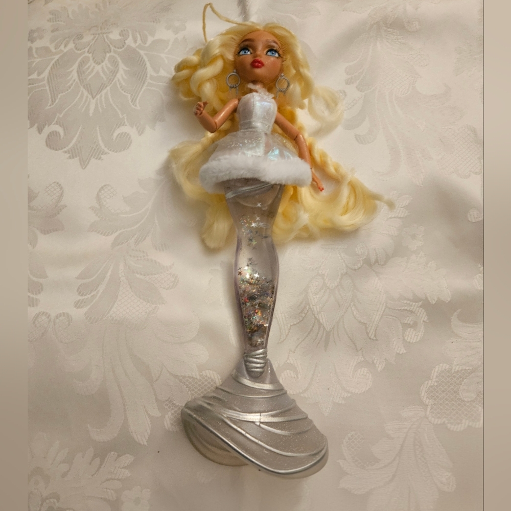 Silver and White Fashion Doll